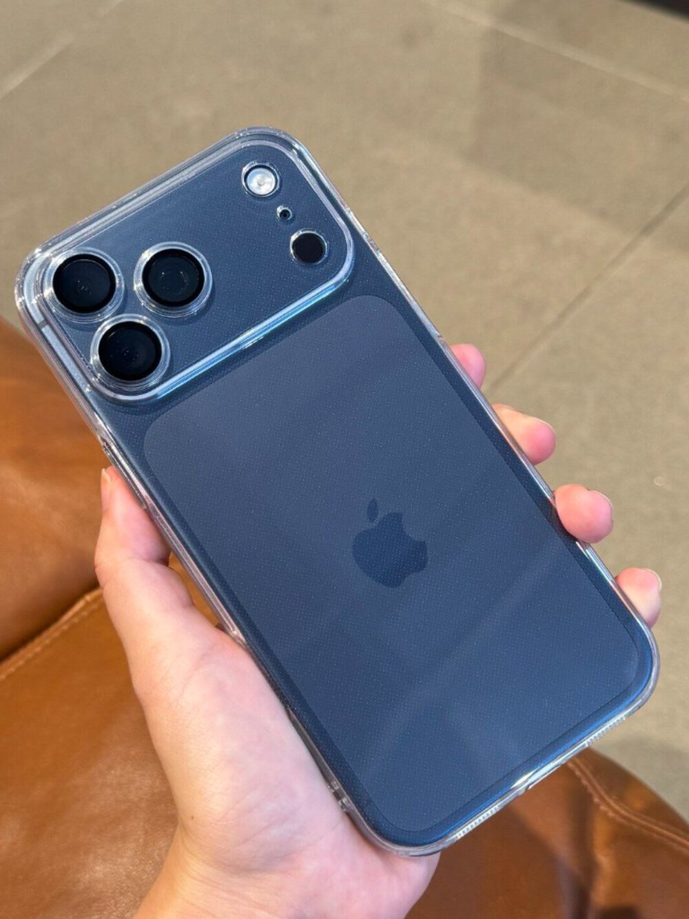 Clear View iPhone Case for Blue iPhone